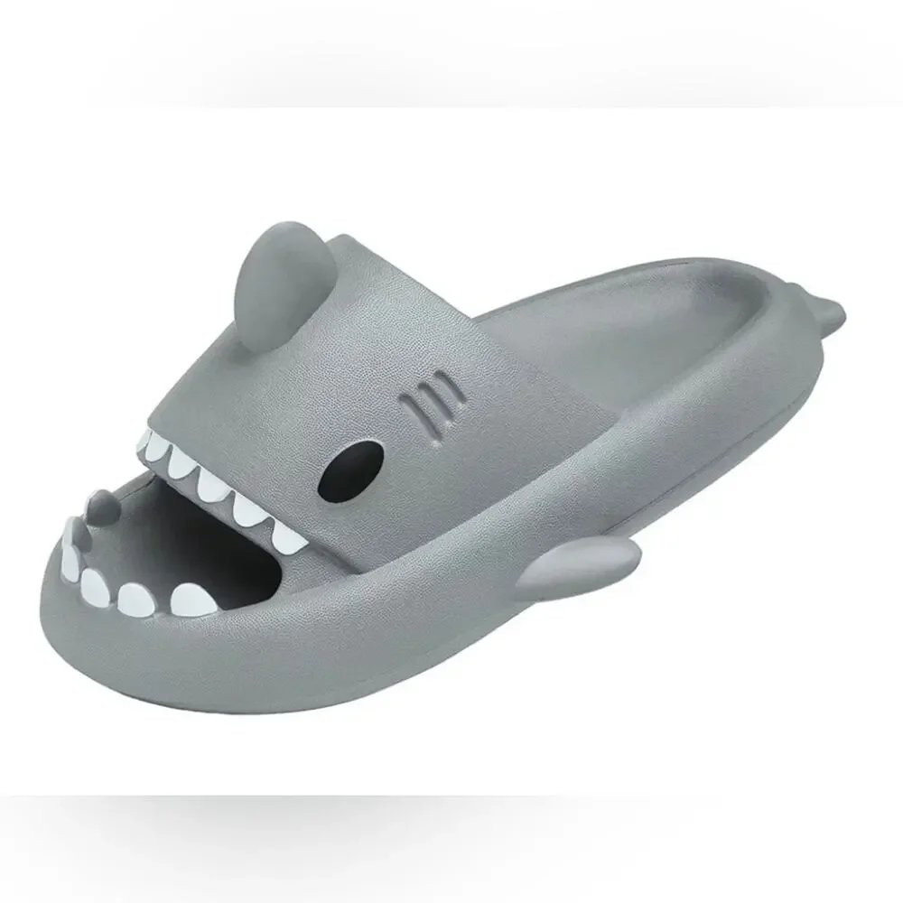 Shark Slides Cloud Slippers Summer Novelty Open Toe Slide Sandals